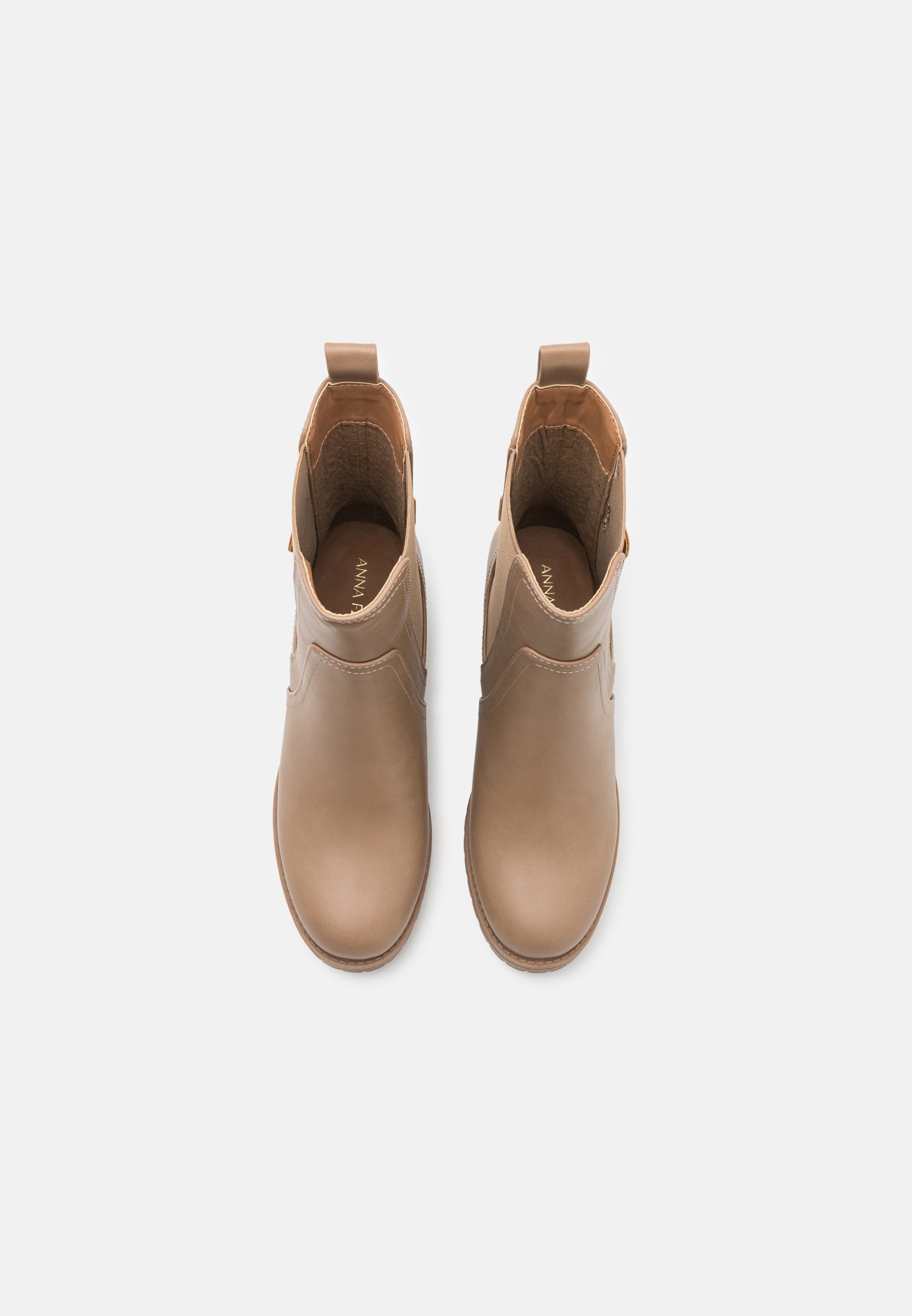 Anna Field platform enkellaarsjes - beige