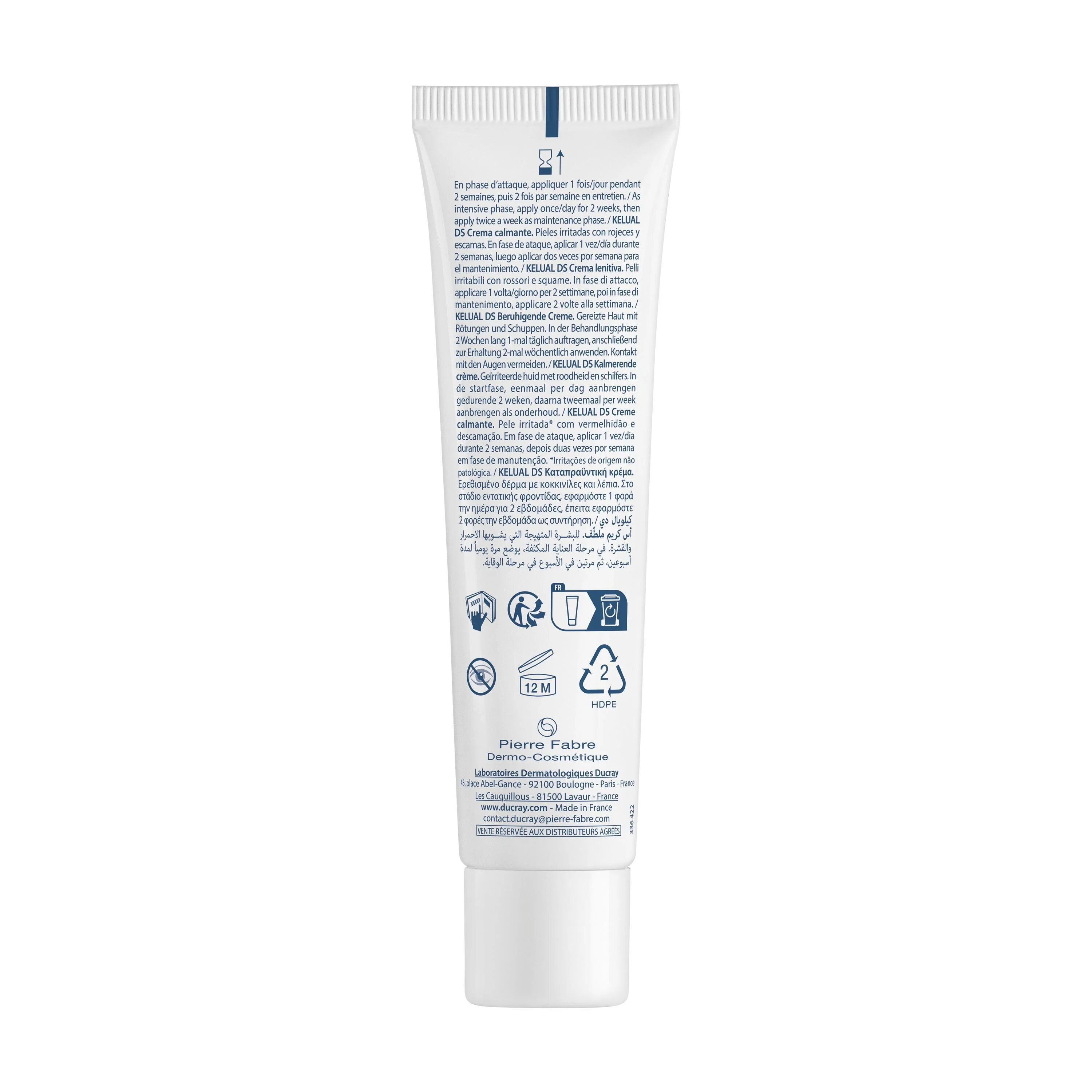 Kelual KELUAL DS Crema Lenitiva-Viso-Anti-Squame - Tratt.viso 24 ore lenitiva