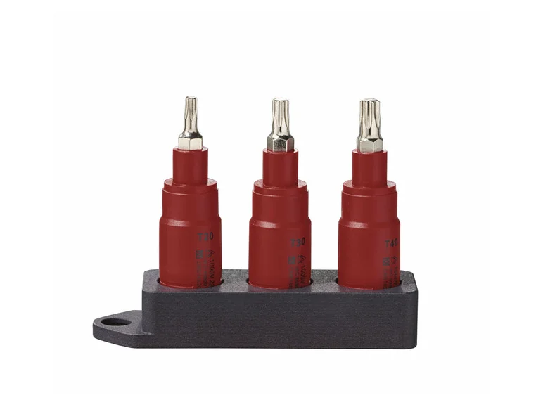 Conjunto de chave de catraca, soquetes e bits PARKSIDE®
