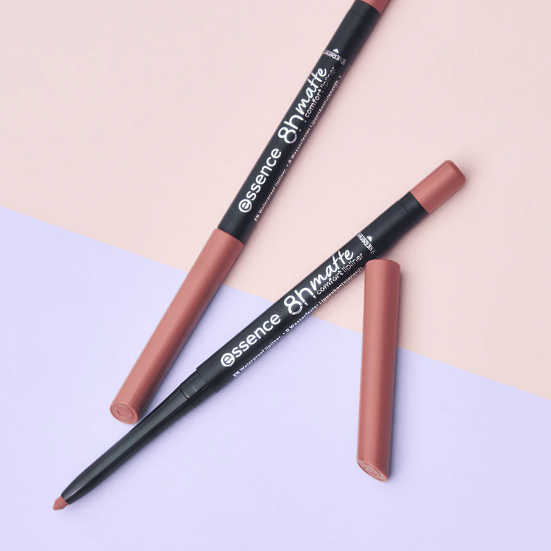 essence 8h Matte Comfort matte lippenpotlood met puntenslijper