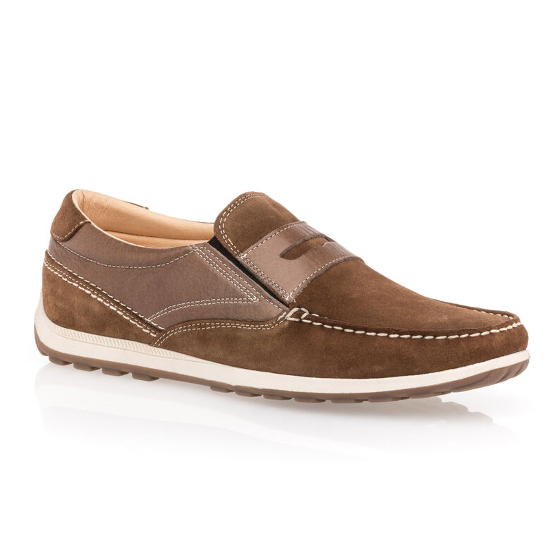 Miesten ruskeat loaferit/veneilykengät