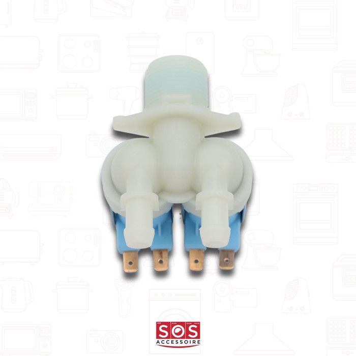 SOS 2-way solenoid valve accessory for washing machine - 2901250100 BEKO, HOOVER, CANDY, FAR, AYA, LISTO, OTSEIN, OSTEIN, ALTUS, SABA,
