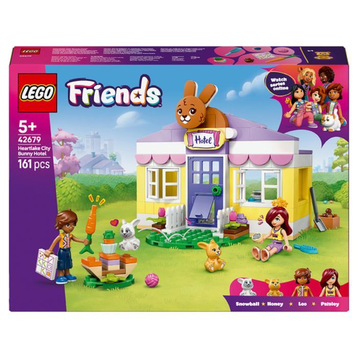 LEGO Friends 42679 L’Hôtel des Lapins de Heartlake City - Jouet de Construction dès 5 ans