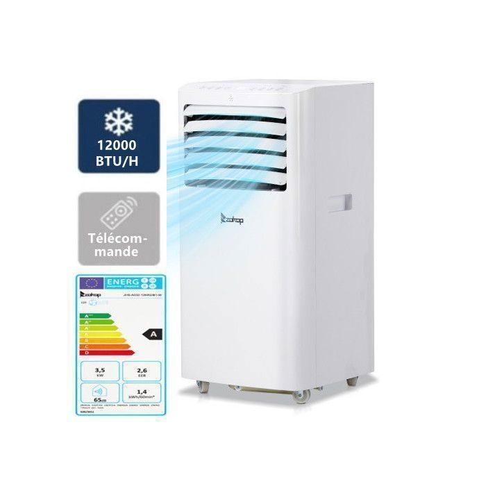 Condizionatore d'aria portatile ALIGHTUP 12000 BTU - 3,5 kW - Timer e WiFi - Telecomando