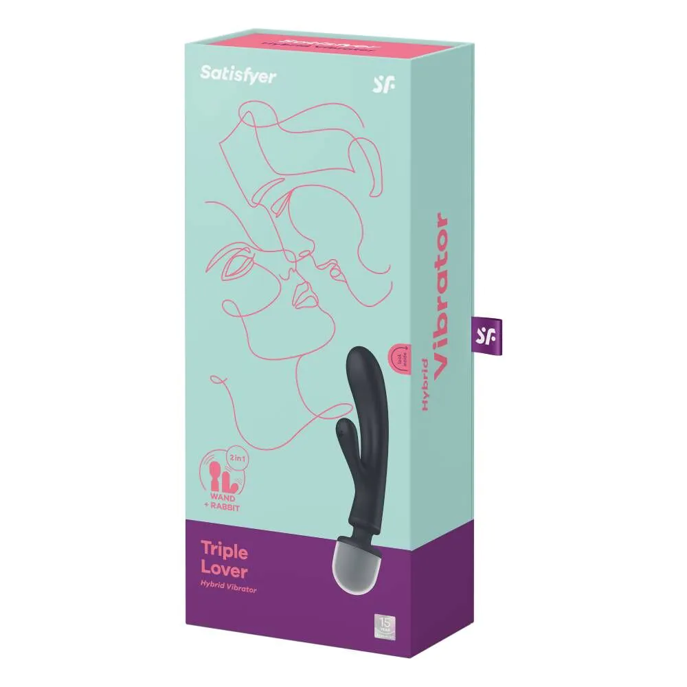Satisfyer Masażer Triple Lover Grey
