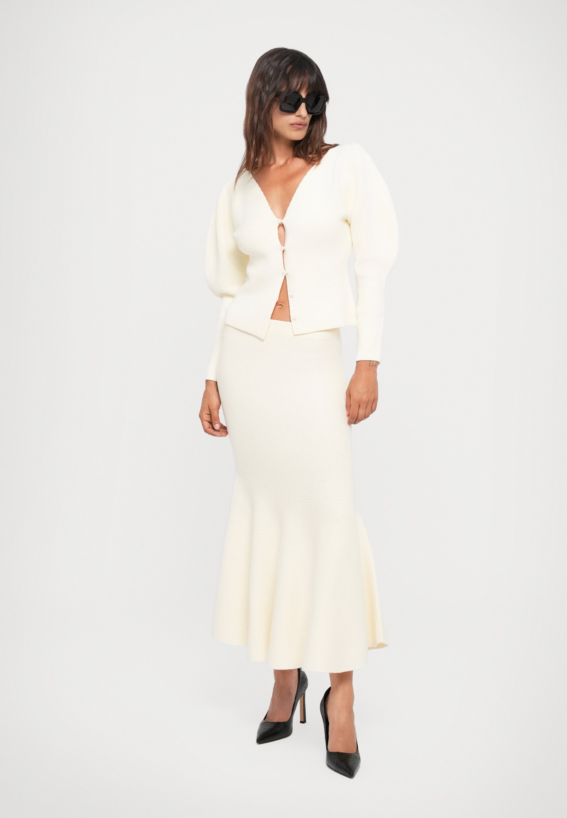 Et Ochs CHEVELLE CARDIGAN - Cardigan - ivoire