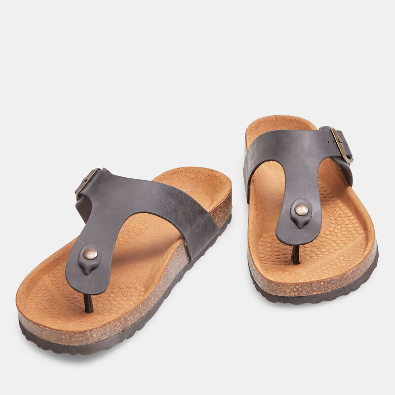 Herrflip-flops i nubuck