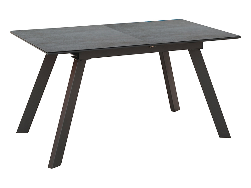 Stół rozkładany Heiko 140-180x80 szaro-czarny