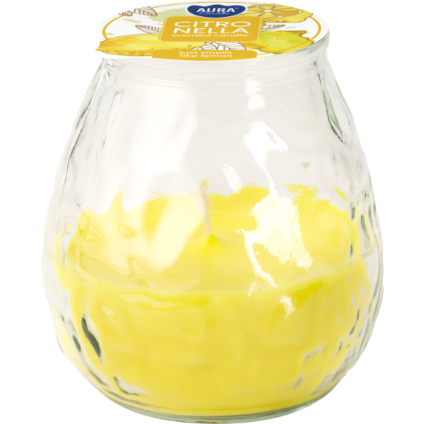 Świeca Ogrodowa W Szkle Bispol Aura Citronella 40H