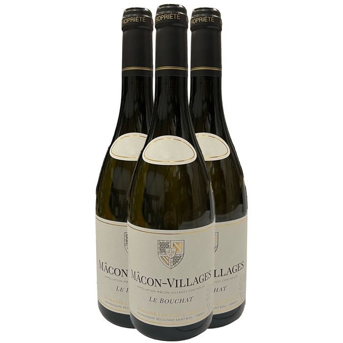 Domaine Les Vignes Devant Mâcon Villages Le Bouchat 2021 - Vino Blanco Borgoña (3x75cl)