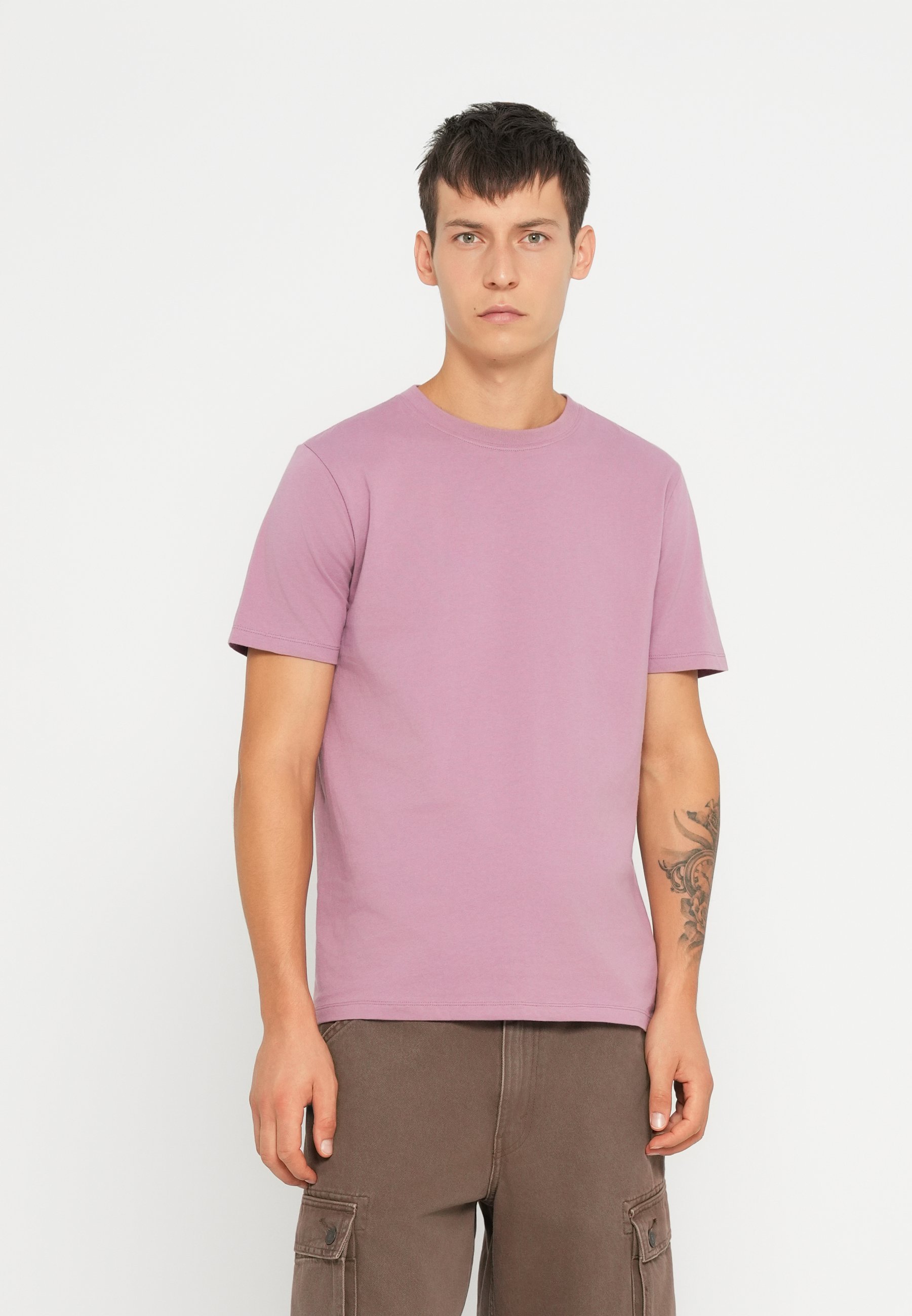 GAP EVERYDAY SOFT CREW SOLID - Basic T-shirt - lichtpaars