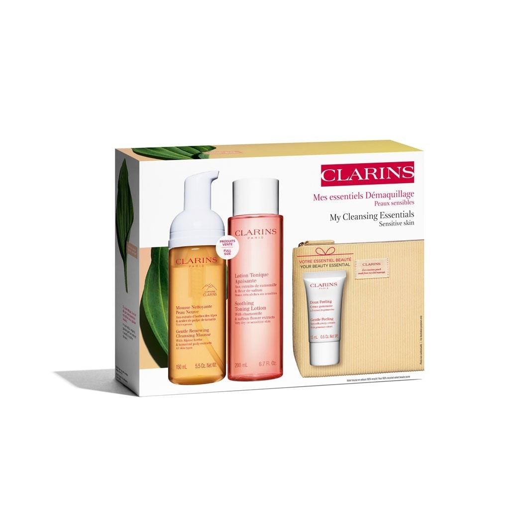 Clarins Sada na čistenie tváre, čistiaca starostlivosť pre citlivú pleť – 1 kus