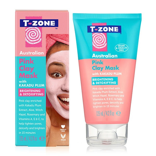 Mască de argilă roz australiană T-Zone 125ml