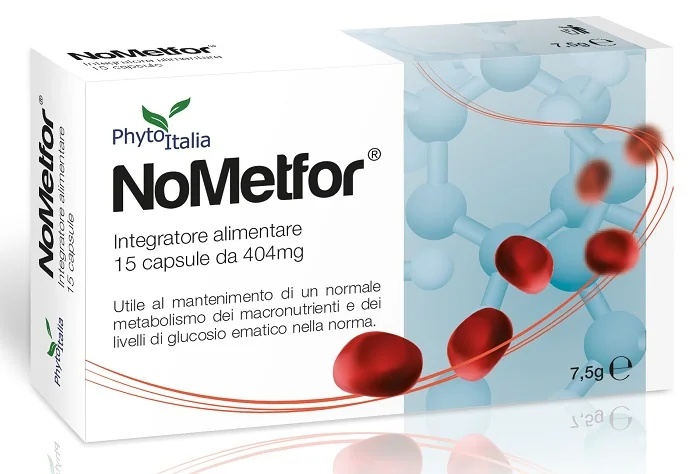 Nometfor 15 capsules Voedingssupplement met carnicine