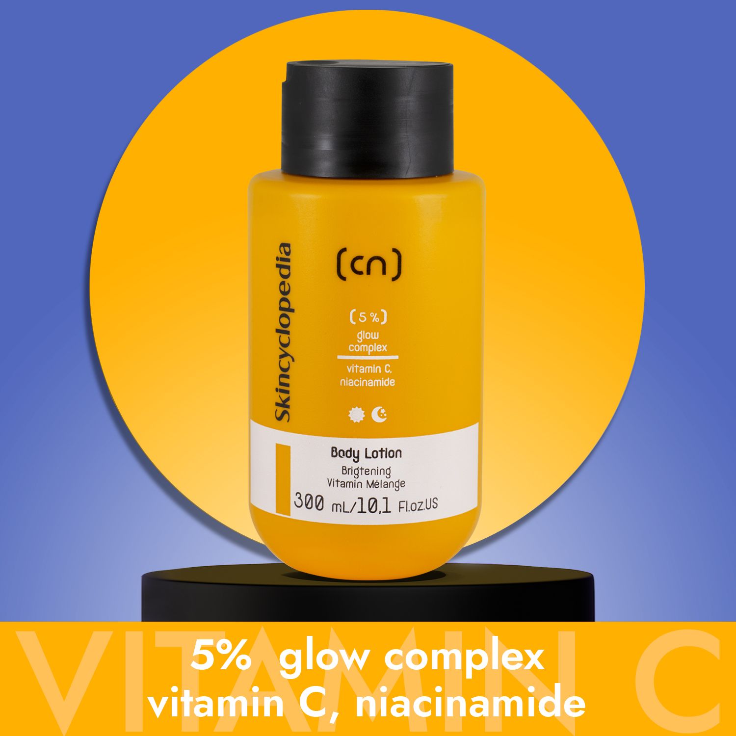 5% telové mlieko Glow Complex s vitamínom C a niacínamidom