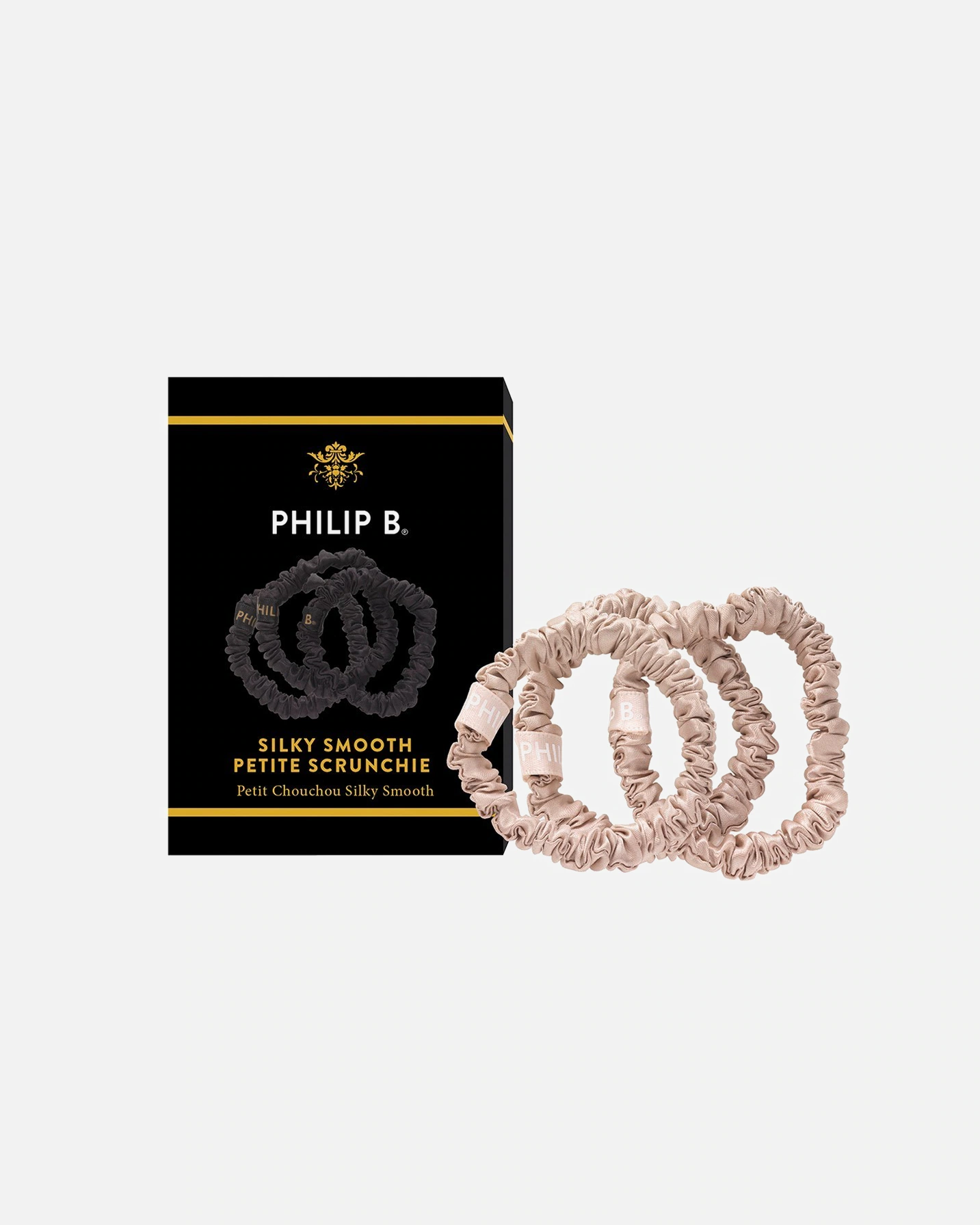 Philip B. Petite Champagne Scrunchie