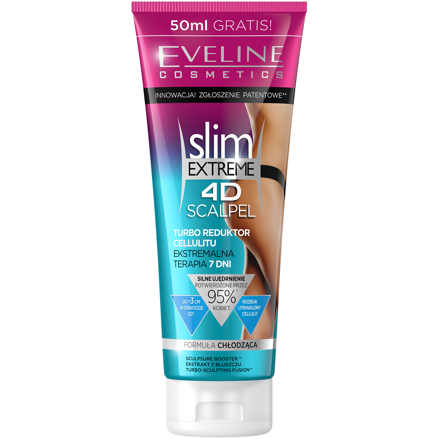 Eveline sredstvo za zmanjšanje celulita 250 ml Slim Extreme 4D