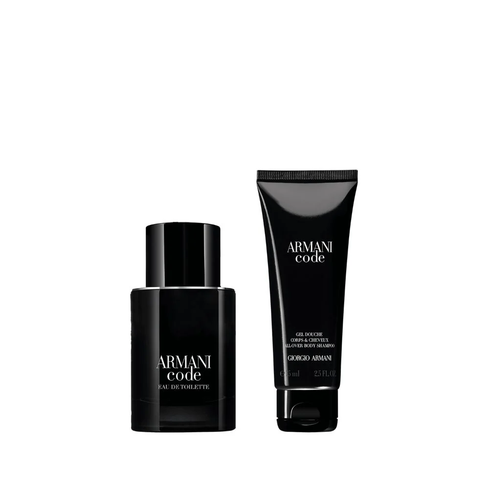 Armani Code Gift Set Code Eau de Toilette + Shower Gel 75ml - Holiday 2025 - Cofanetto Profumo Uomo, Eau de Toilette