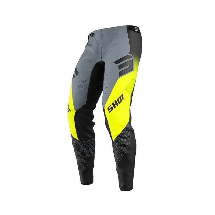 SHOT RACE GEAR Pantaloni da motocross Aerolite Ultra Neon Yellow