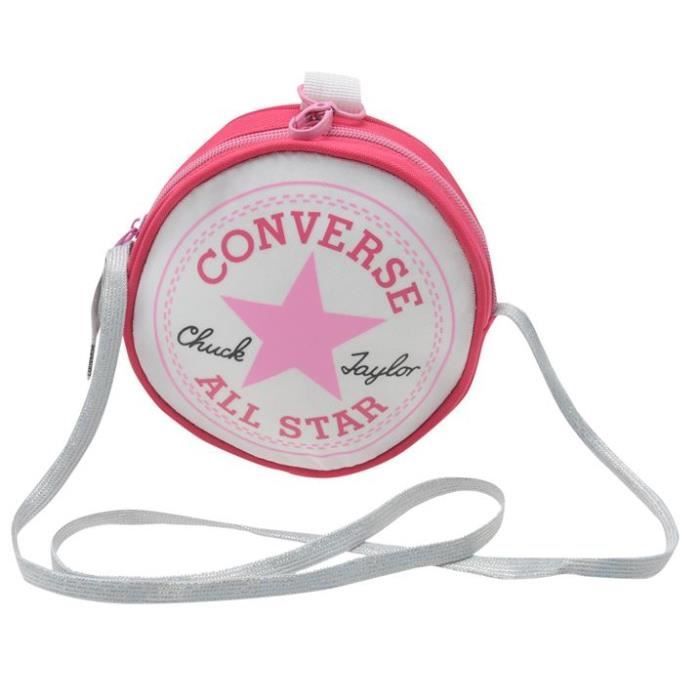 Converse Round Shoulder Bag - Pink - Zippered - Child