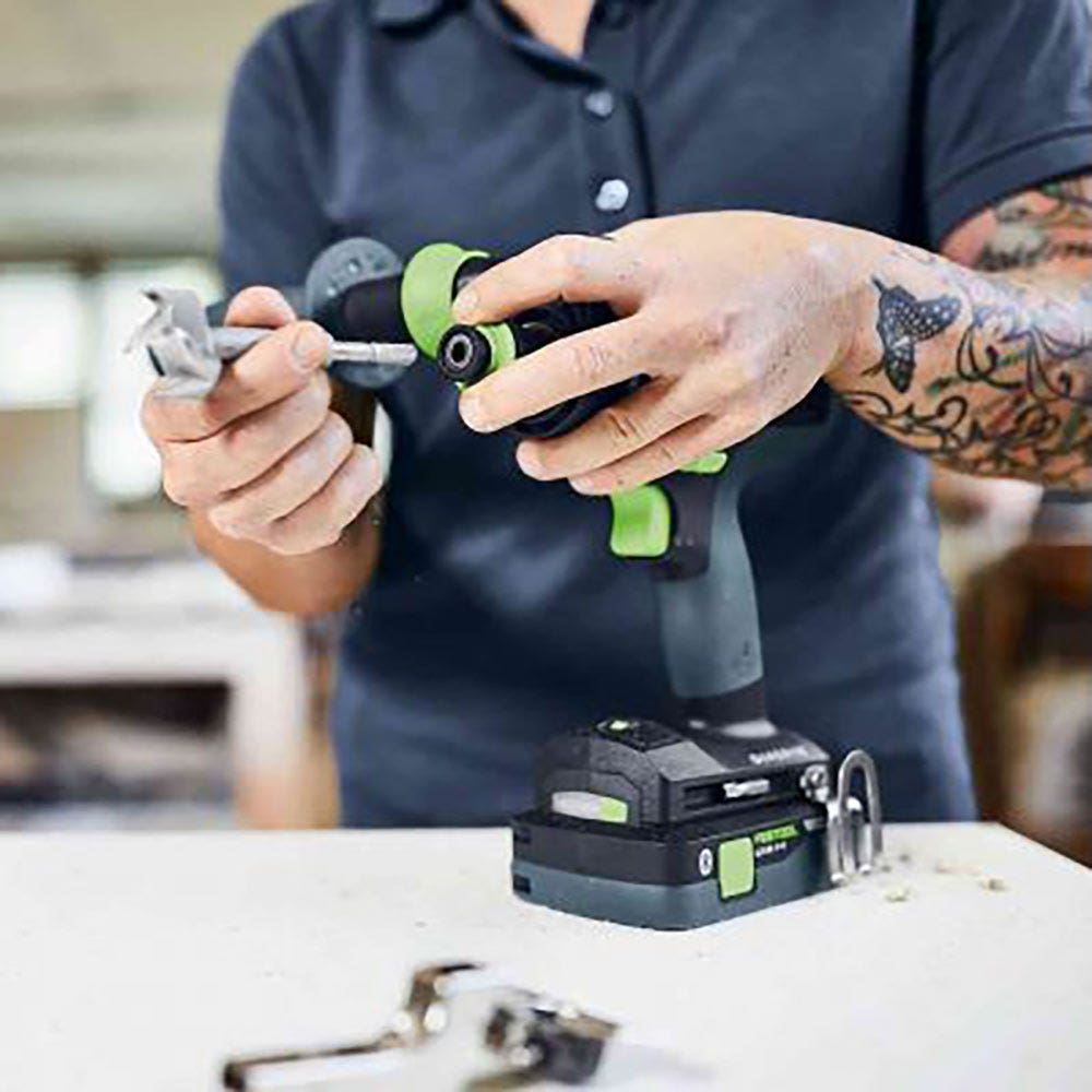 Furadeira de impacto básica sem fio FESTOOL TPC 18V de 4 velocidades em Systainer 575604