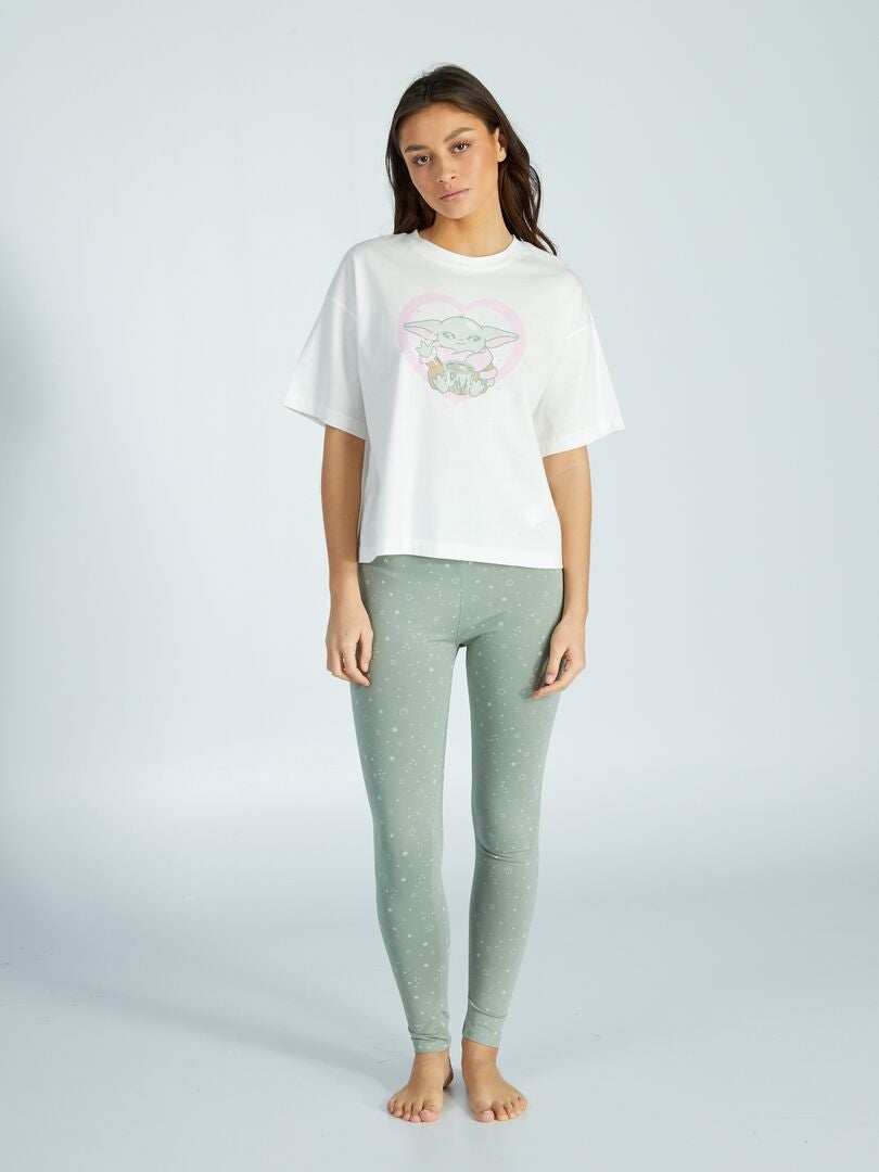 Pijama largo - 'Star Wars' - 2 piezas - VERDE