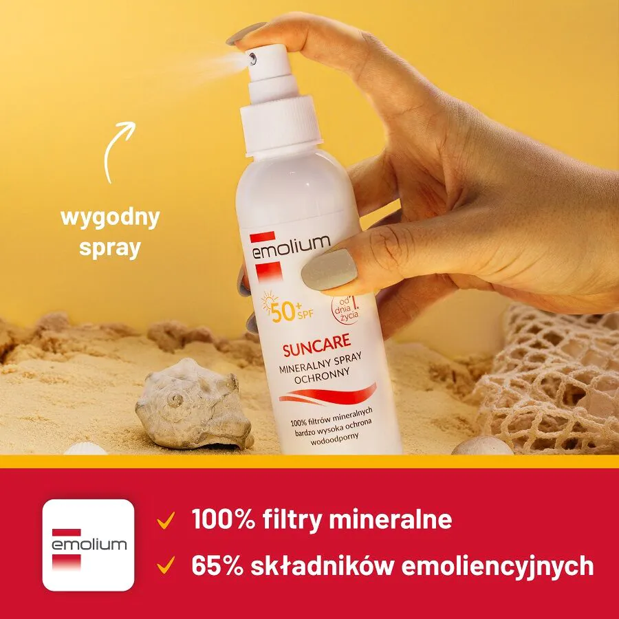 Emolium Suncare Mineralny spray ochronny SPF50+