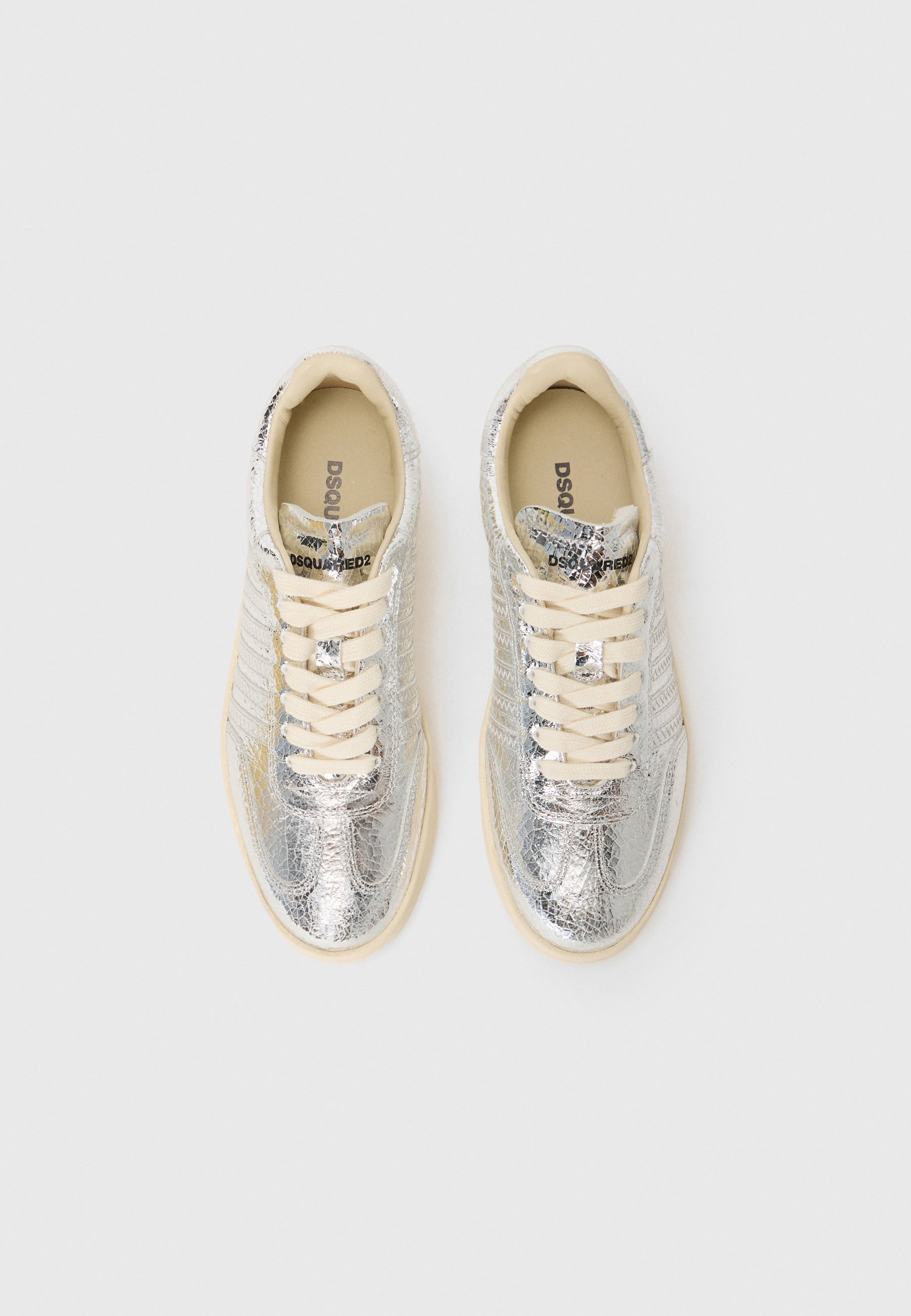 Športni copati Dsquared2 - srebrne barve