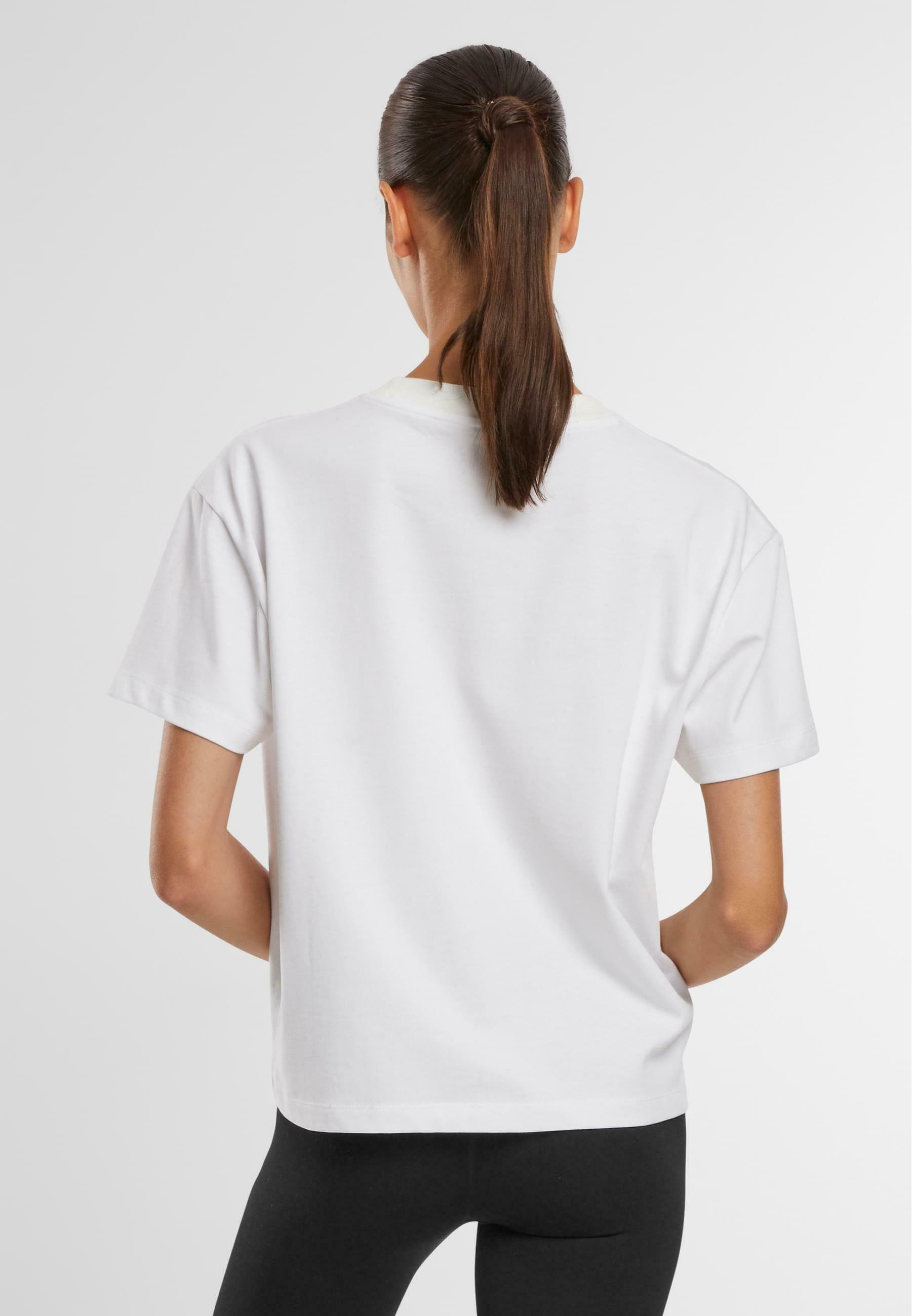 aim'n® SERIF BOYFRIEND - Bedrucktes T-Shirt - weiß