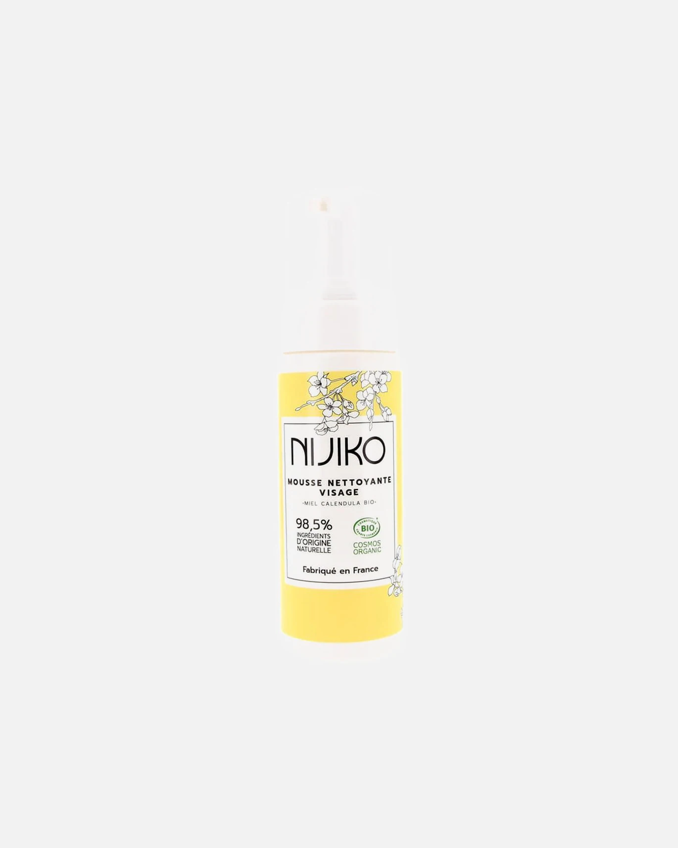 NIJIKO Mousse Nettoyante Visage Bio pour Peau Sensible