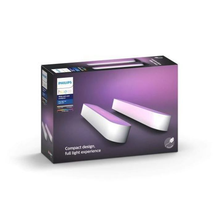 Philips Hue Play Pack x2 – Weiß – Bluetooth-kompatible LED-Beleuchtung