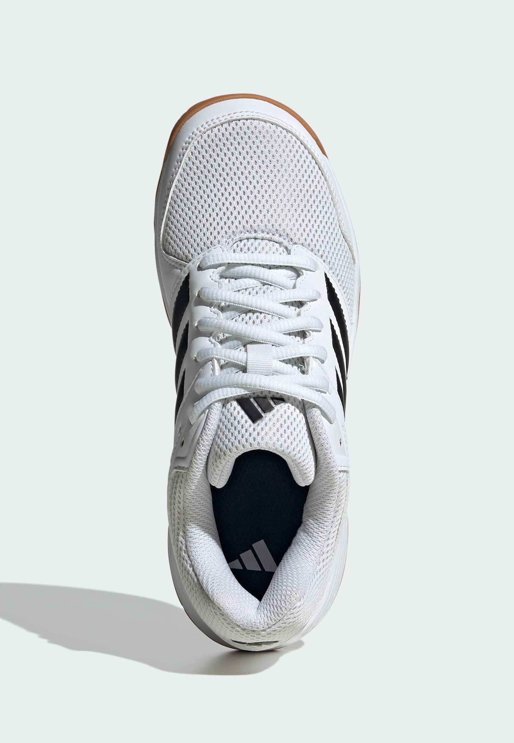 adidas Performance SPEEDCOURT INDOOR KIDS - Chaussures de running sur route - Blanc nuage, semelle extérieure en gomme noire