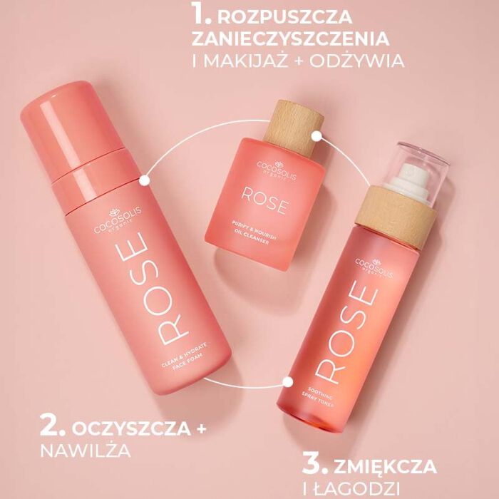 Spray viso alla rosa Cocosolis