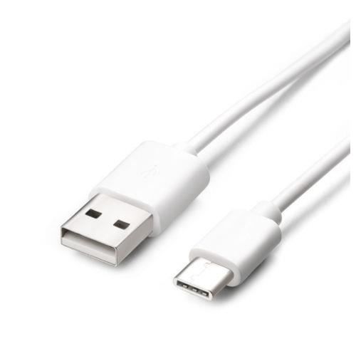 Cargador rápido Samsung EP-TA20EWE + cable USB-C blanco de 1 m para OnePlus Nord 2 5G
