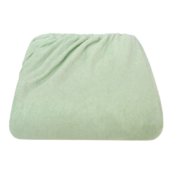 Supersoft terry stretch -aluslakana, 90-100 x 200 cm, vihreä