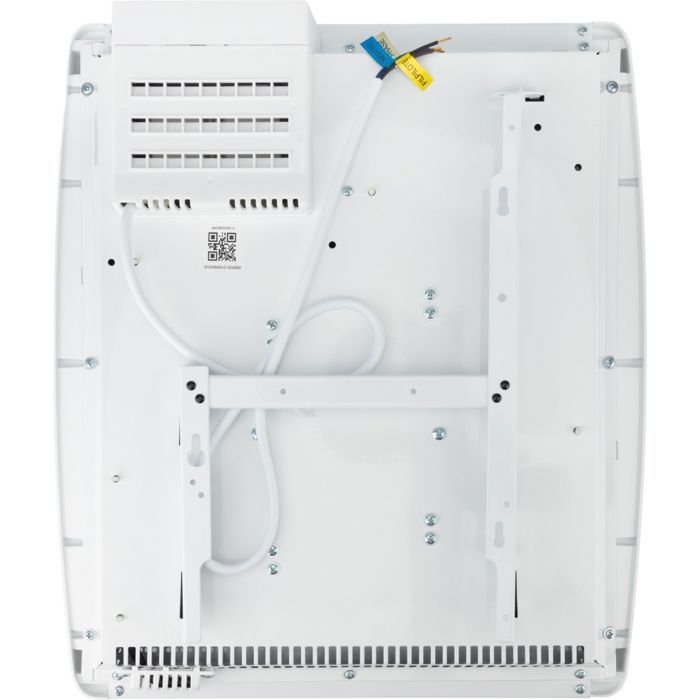 Chauffage électrique rayonnant Blanc 500W - thermostat intégré - Voltman