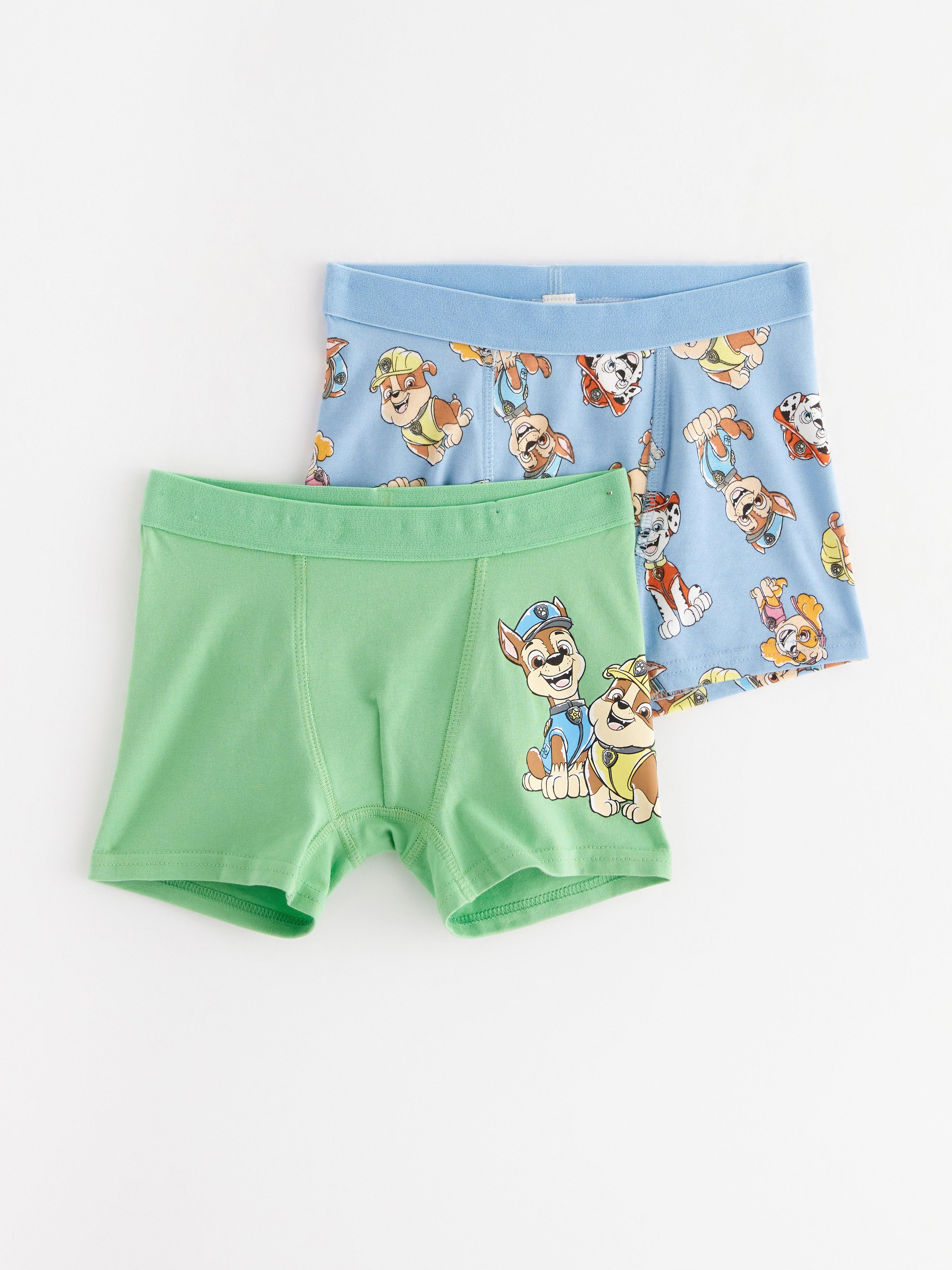 Pack de 2 calzoncillos bóxer de Paw Patrol, color azul claro.