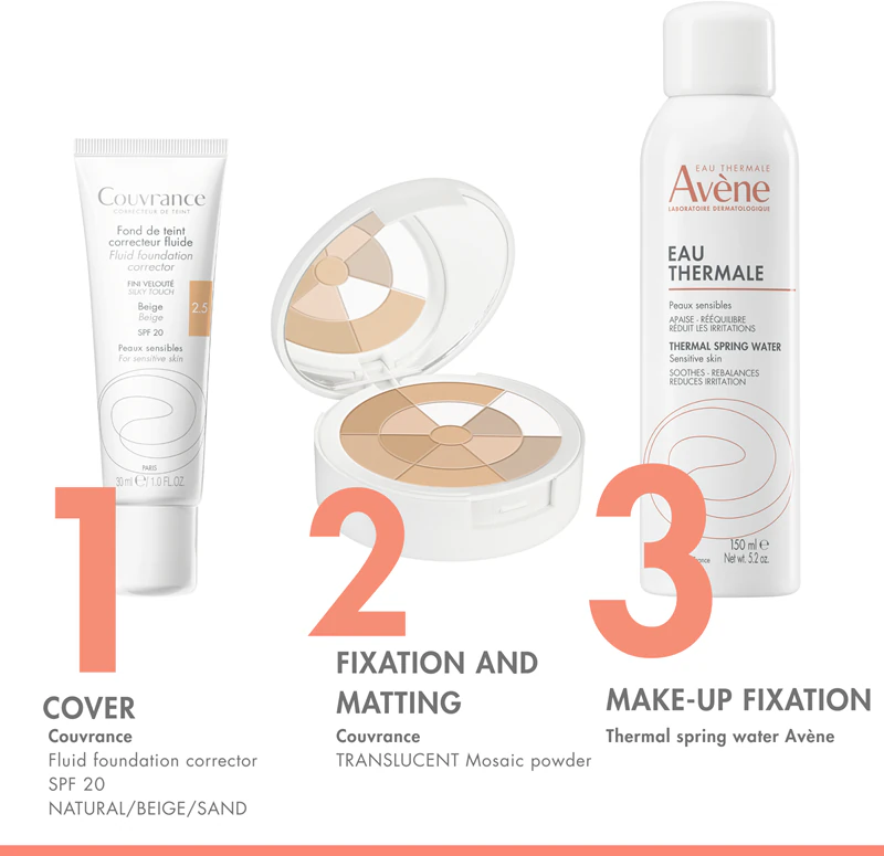 Avène Couvrance Mosaico pó para pele sensível