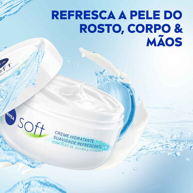 Nivea Soft arc-, test- és kézkrém 300 ml