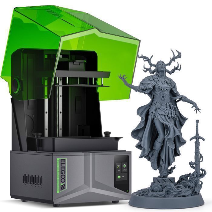 ELEGOO Saturn 4 3D-printer, 12K MSLA-scherm, automatische nivellering, groot printformaat 218,88 x 122,88 x 220 mm³