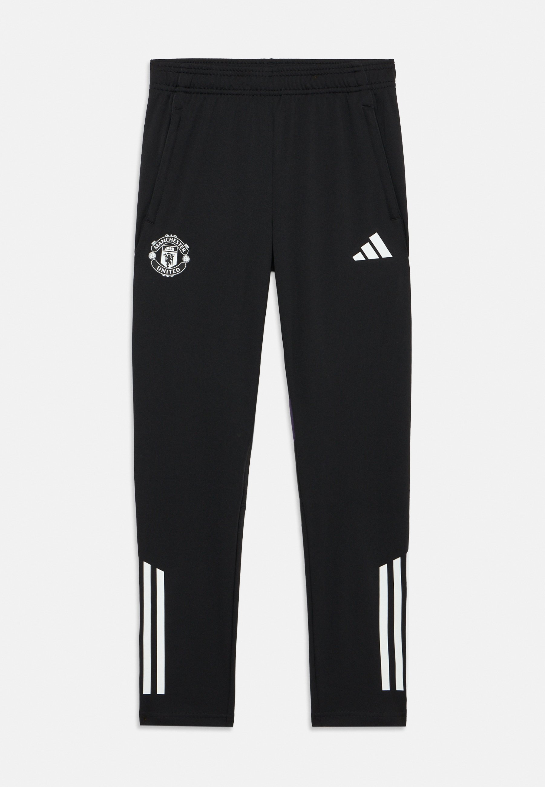 adidas Performance MANCHESTER UNITED TRACKSUIT PANTS UNISEX - Trainingsbroek - zwart/aurora plum