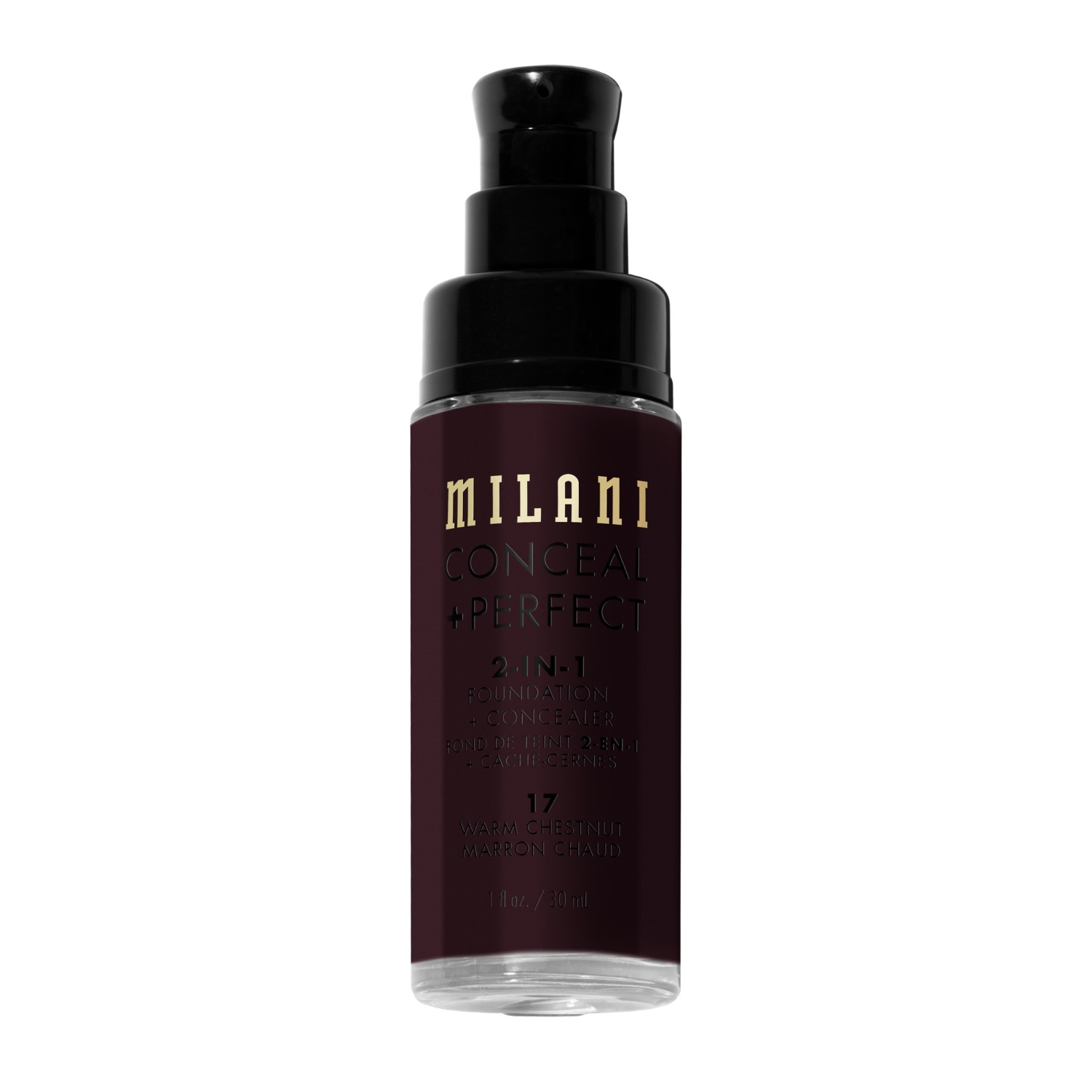 Milani Foundation 2-in-1 korektors + - 30 ml