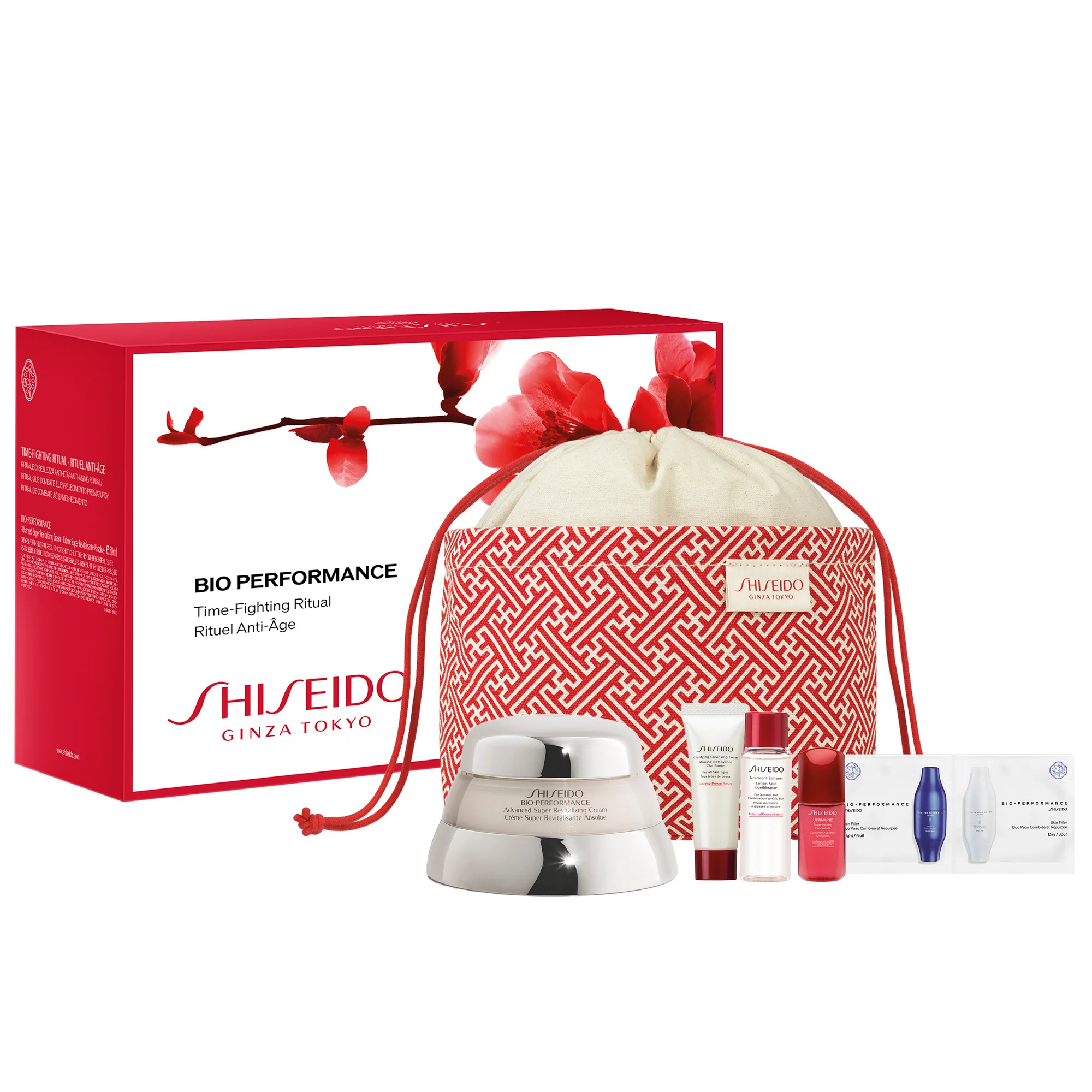 Bio-Performance Bio-Performance Pouch Set - Cofanetto Antirughe, Tratt.viso 24 ore antirughe
