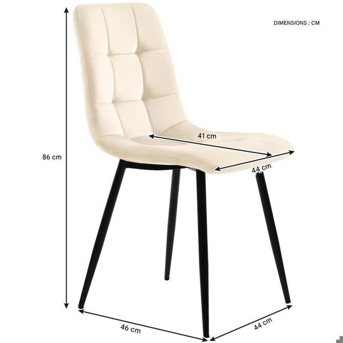 Table à Manger avec 4 chaises, Set Table et Chaise Cuisine Salon Moderne, chaises en velours beige, pieds de table dorés