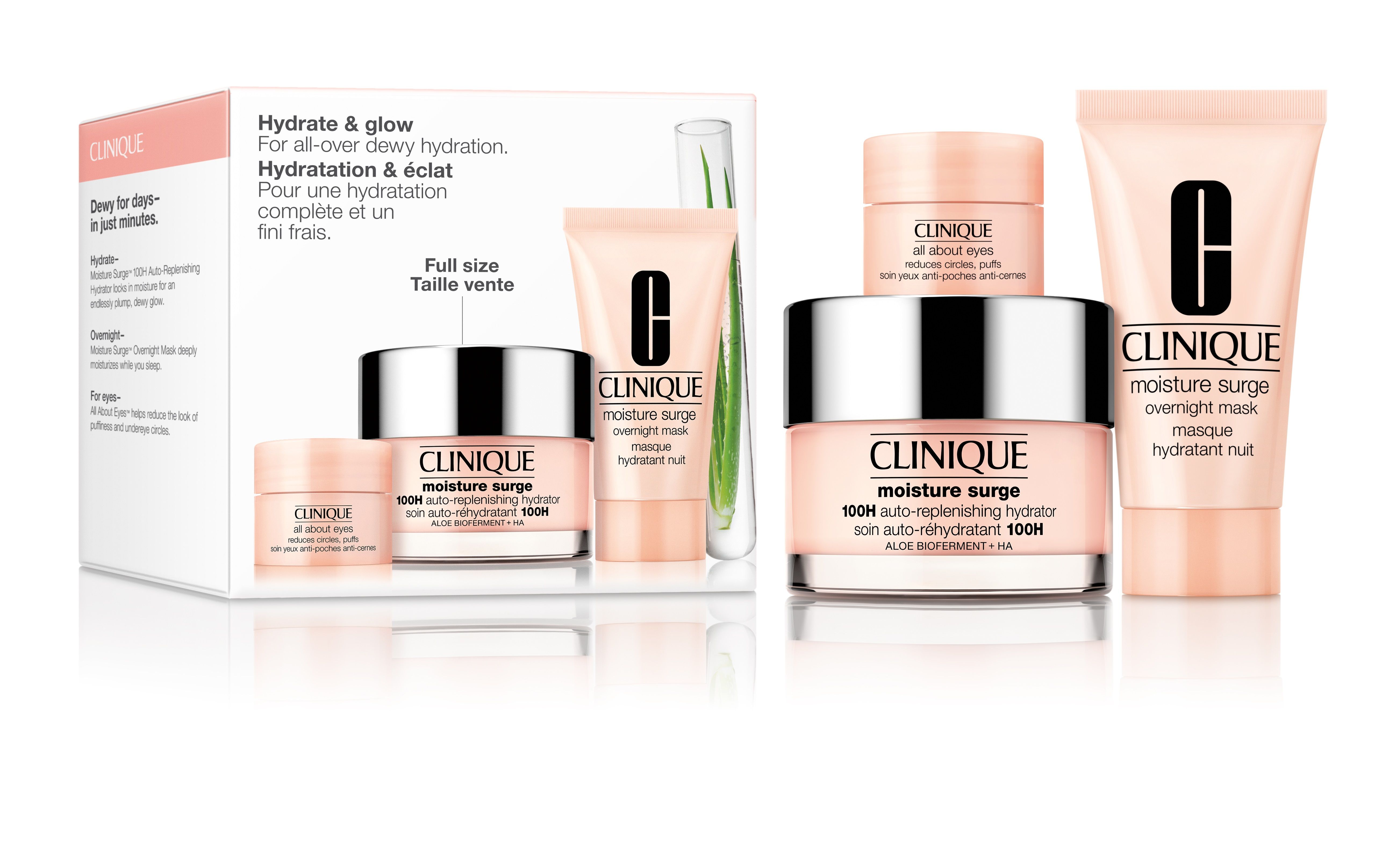 Poklon set za dubinsku hidrataciju Moisture Surge 100h s 2 poklona Luksuzni poklon setovi