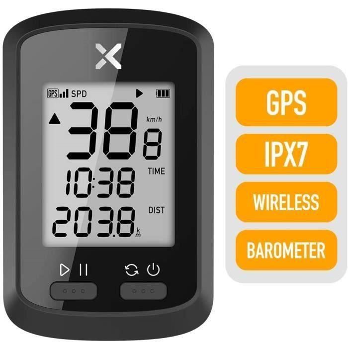 Computer da ciclismo GPS G, tachimetro wireless per bici, contachilometri Bluetooth, localizzatore GPS impermeabile per bici da strada e mountain bike.
