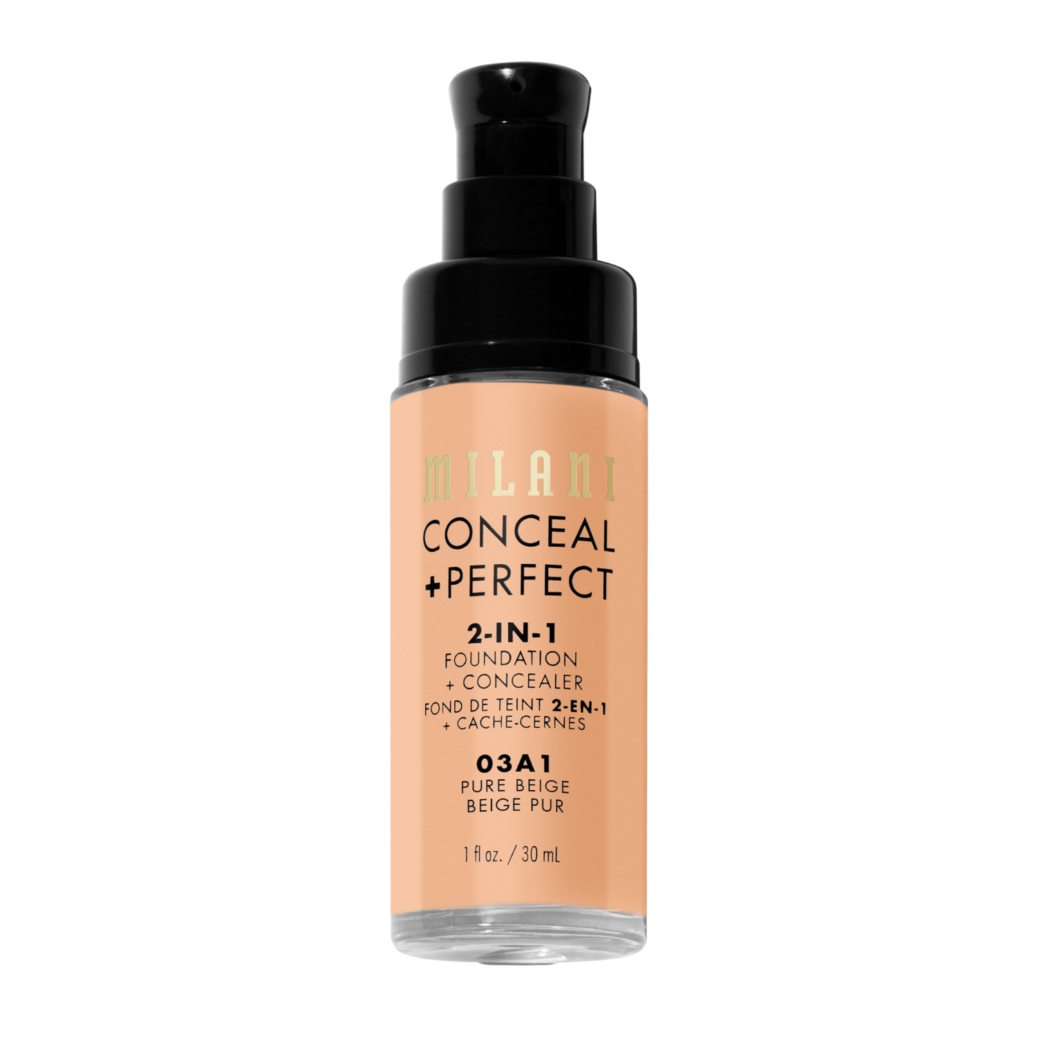 Milani Foundation 2-in-1 korektors + - 30 ml