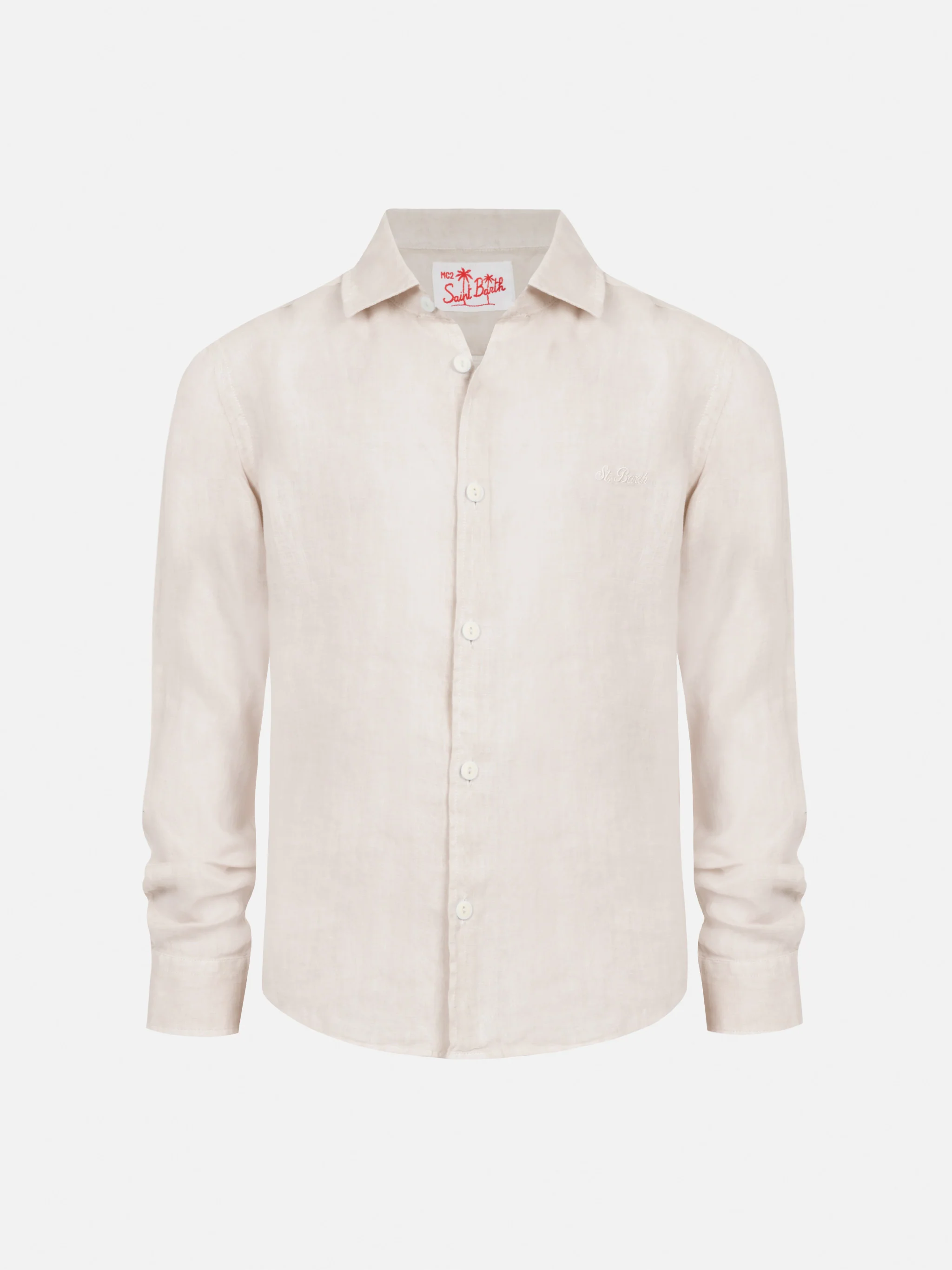 Agnes blouse in crèmewit linnen