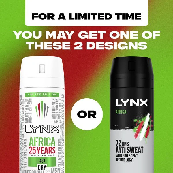 Lynx 72-Stunden-Antitranspirant-Deospray Afrika 150 ml