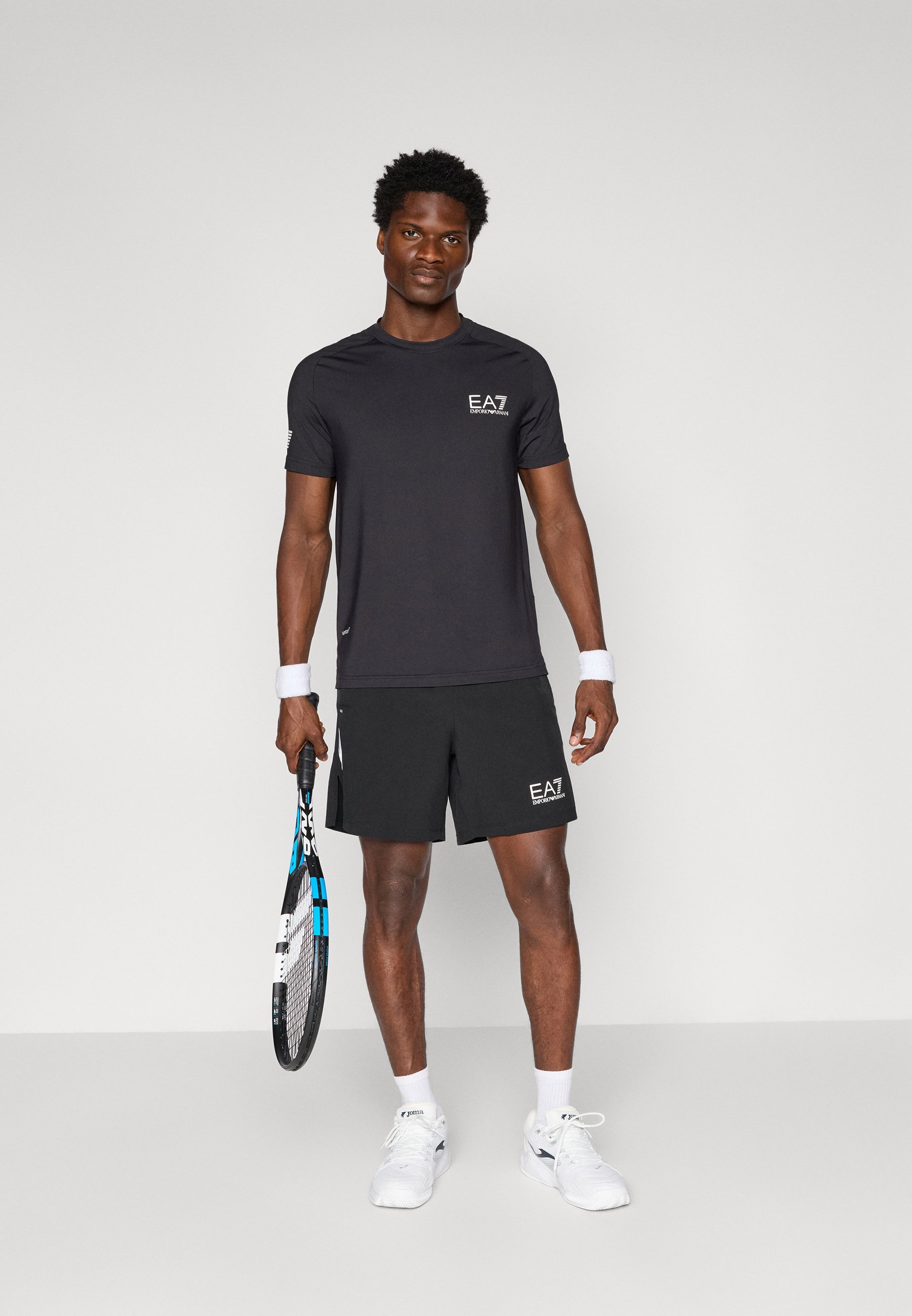 EA7 Emporio Armani MULTI SHORTS - Short de sport - noir